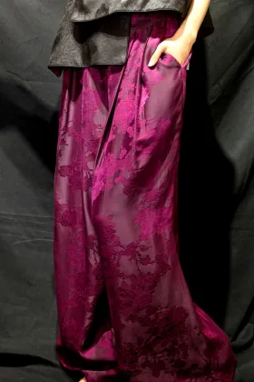 silk trousers ladies