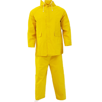 Herren Kapuze in voller Länge Classic Yellow Coat