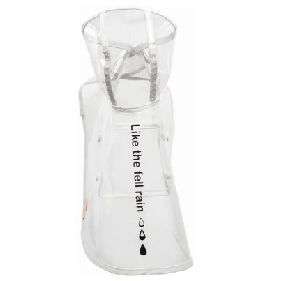 Transparent Pet Dog Raincoat