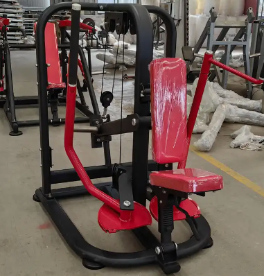 Seated Wide Pull Down Trainer Plate Loaded Machine