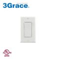 1-Gang Rocker Switch Decorative plastic Panel,ivory