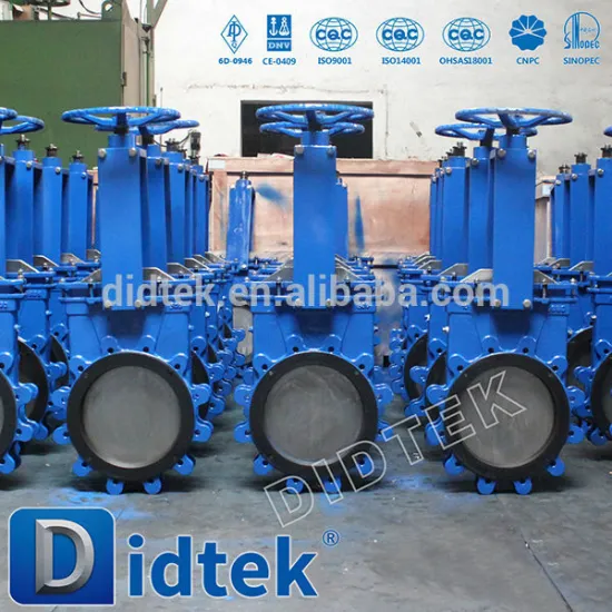Didtek Reliable Quality Knife Edge Gate Valve