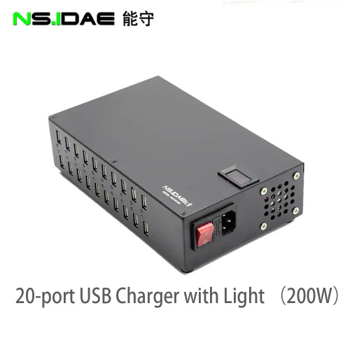 Multi-port 200w smartphoneklader