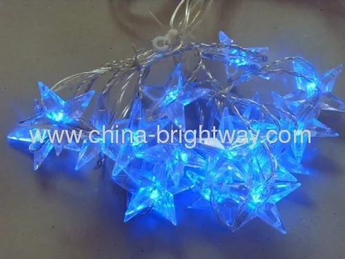 30 Bulbs Blue Led Star Strip Light With Led Rice Bulb 