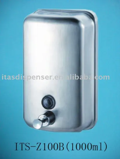 Stainless steel soap and shampoo dispensers