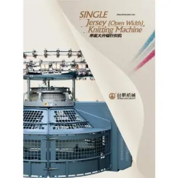 Interlock (double knit) Open Width Knitting Machine (HOT)