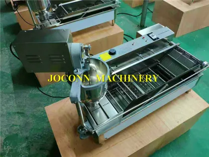 High Capacity Jam Donut Making Machine - Churros Donuts Maker Fryer 5cm Donut Extruding Frying Machine for Sale