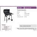 Foldable Black Steel Charcoal Grill for Backyards