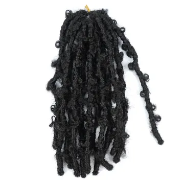 12inch Butterfly Locs Crochet Hair Butterfly Faux Locs Crochet Braids Hair Soft Locs Synthetic Braids