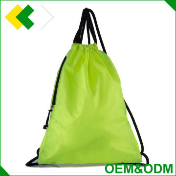 Custom printing promotional backpack bag high quality polyester drawstring bag