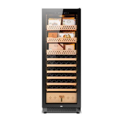 Factory Wholesale Constant Temperature and Humidity Cigar Cabinet & Wine Cooler