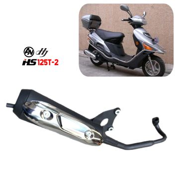 AN125 HS125T-2 tłumik rur wydechowych dla HJ Scooter Neptune 125