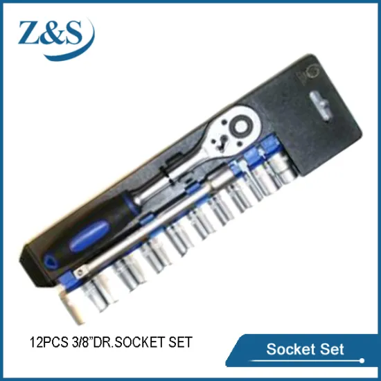 12 PCS 3/8"DR. SOCKET SET, CR-V HIGH QUALITY HAND TOOL