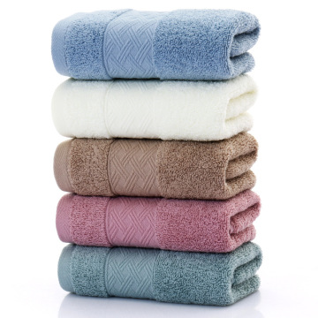 Wholesale High Quality Embroidered Custom Logo Pure Cotton Hand Face Towels as Gifts