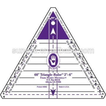 Factory Sale High Quality Acrylic Geometry Drawing Triangle Ruler