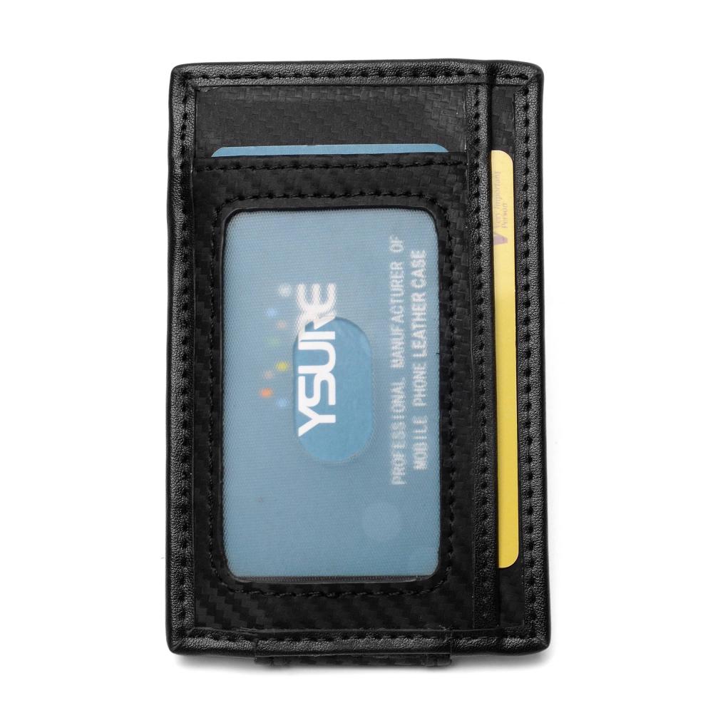 Nowy uchwyt karty kredytowej RFID z włókna węglowego