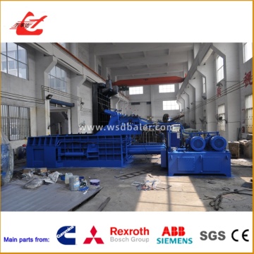 Compactador de sucata de aço inoxidável para prensar arame de pneu