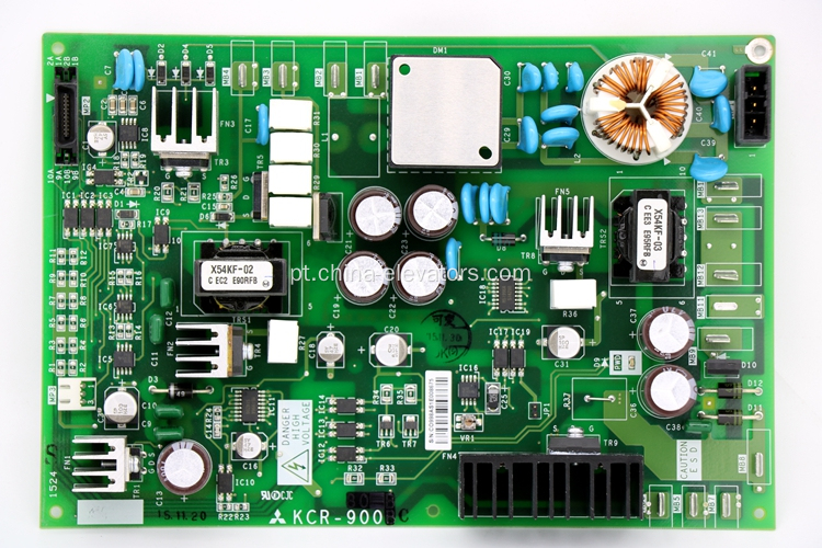Placa de fonte de alimentação KCR-900C para elevadores Mitsubishi MRL