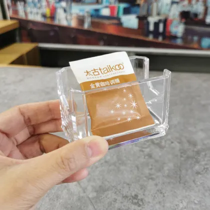 Acrylic Tea Bag Organizer - Tiny Tea Sugar Bag Holder