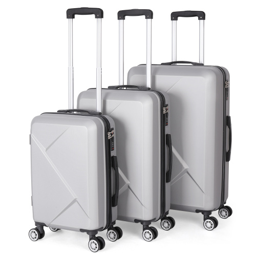 Luggage 3 Piece Set Dark Grey Set of 3 Business-Travelling Suitcase Supplier