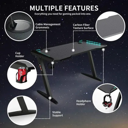 Factory Wholesale Hot Sale Internet Cafe Desk PC Gaming Desk