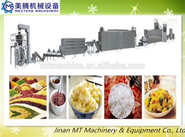 2016 Most Popular automatic hot selling puffed rice machine/artificial rice processing line