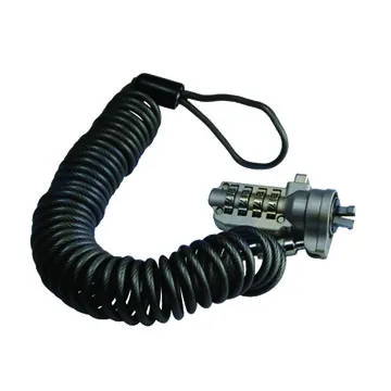 V bar notebook lock w/ code combination to secure your tablet PC, camera, projector, printer & more