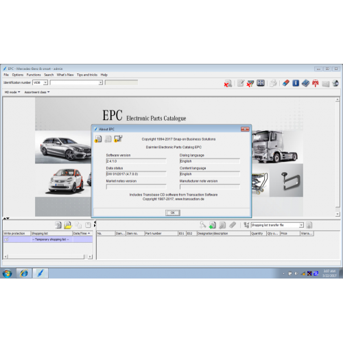 Win7 V2017.03 Xentry Das HDD Software with DTS Monaco For Benz Sd Connect C4