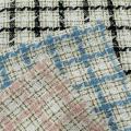 Plaid bouclé Vogue con tessuto lurex