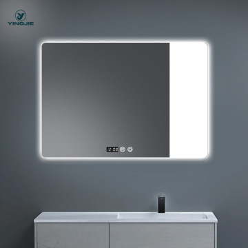 Wholesale Luxury Smart LED Bathroom Mirror with Clock