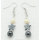 hematite star earring