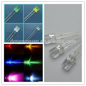 5mm flat top dip led diode in competive price high quality