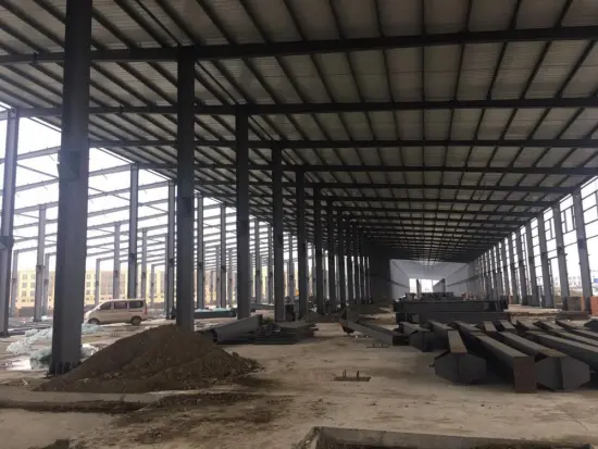 Build steel structure industrial workshop with crane