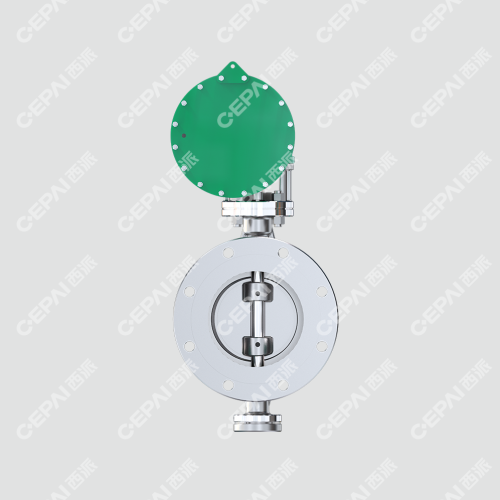 Pneumatic Flanged Triple Eccentric Butterfly Valve