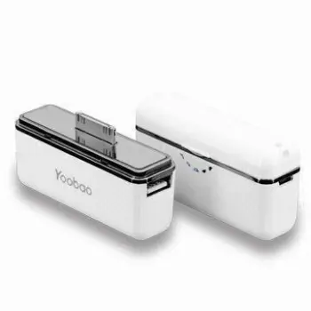 Power Banks for Apple's iPhone with 2,800mAh Capacity, Available in White or Black