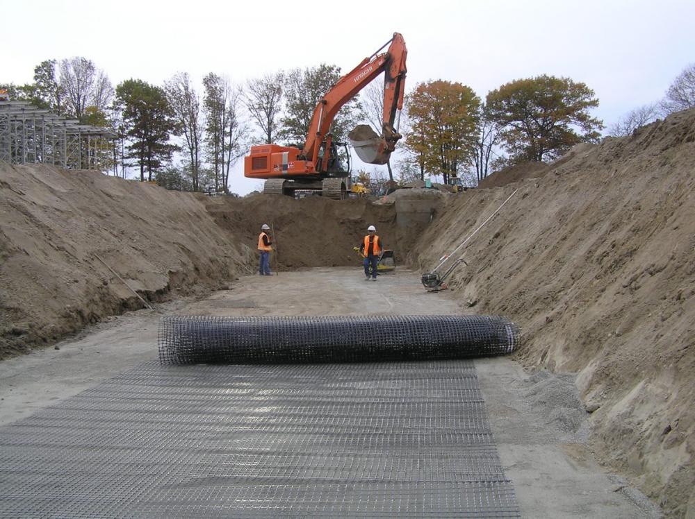 Geogrid Geogrid 20kn 30kn 40kn Road التعزيز الجيولوجي