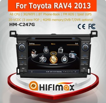 Hifimax car audio system for toyota rav4 with autoradio car stereo audio system car radio mp3 cd dvd player for toyota rav4