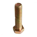 Hex Bolt Full Thread Pelapisan Seng Karbon Kuning