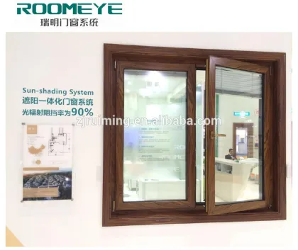 ROOMEYE aluminium windows double glass window and door aluminium glass door design,
