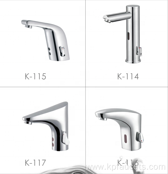 Sensor Brushed Nickel Touchless Faucet