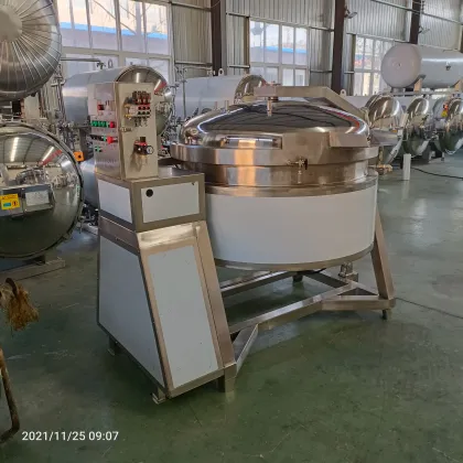 Industrial High Pressure Cooking Pot for Food Processing: Zongzi, Meat and Corn Products