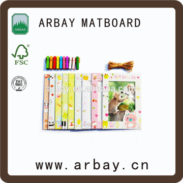 Newest fashionable design paper photo frame different types photo frames