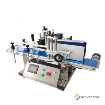 Auto Full Side Beer Cans Packaging and Labeling Machine for Tins