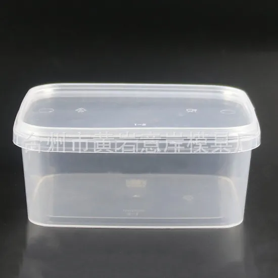 Mould for disposable plastic lunch box