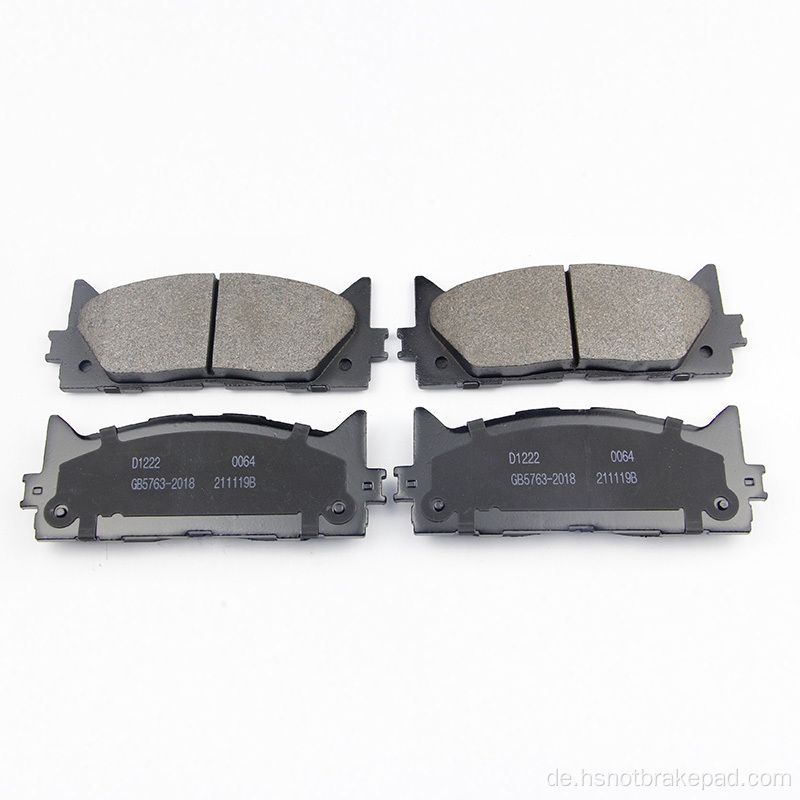 D12222High Quality Toyota Camry vordere Keramikbremspolster