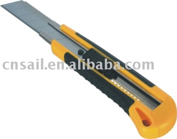 Cutter Knife Orange Colour with Black Rubber