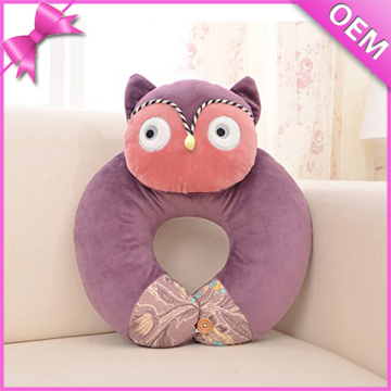 Plush Cute U Shape Pillow Custom Owl U Shape Pillow