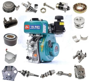 Diesel Engine Generator Spare Parts for 170F, 178F, 186F, 195F, 198F, 1100F