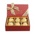 Golden Chocolate Gift Packaging Box