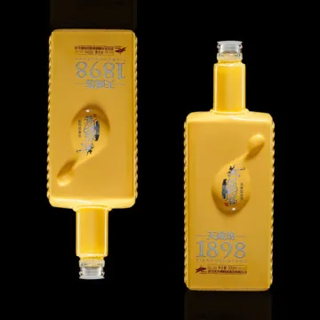 500ML Wholesale Square Glass Alcohol Bottle For Decoration